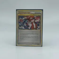 Pokemon Fisherman Full Art XY Flashfire 101/116 Ultra Rare Trainer Card TCG - Image 1
