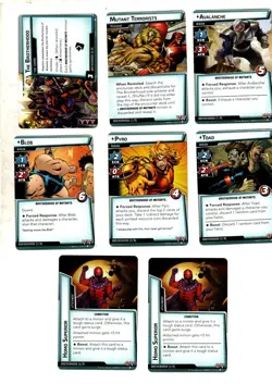 Fantasy Flight Marvel Champions Card Game 8 Card Set LCG Brotherhood Minion Side - Image 1