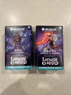MTG Commander Deck Lot Lorwyn Eclipsed Blight Curse Dance Of The Elements New - Image 1