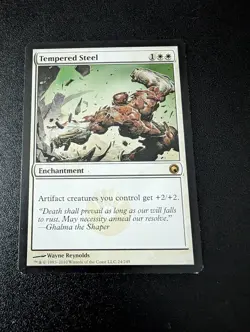 Tempered Steel - Scars of Mirrodin LP Magic: the Gathering MTG - Image 1