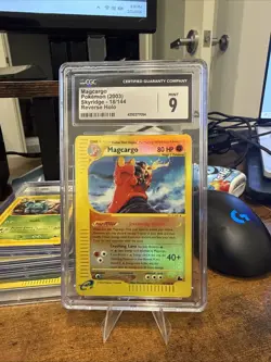 Magcargo 18/144 Skyridge Reverse Holo Rare Pokemon CGC 9 MINT - Image 1