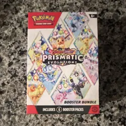 Pokemon Scarlet & Violet Prismatic Evolutions Booster Bundle Box 6 Packs - Image 1