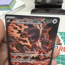 Pokemon TCG Bloodmoon Ursaluna EX Prismatic Evolutions Card 168/131 - Image 2