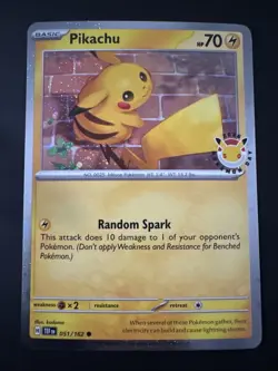 Pikachu 051/162 - Cosmos Holo - Pokemon Day 2026 Stamped Promo - Pokemon TCG - Image 1