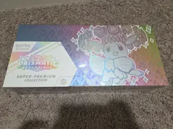 Sealed Pokemon Prismatic Evolutions Super Premium Collection Box SPC W Tiny Tear - Image 1