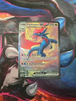 Pokemon TCG Salamence EX 187/159 Journey Together Special Illustration Rare - Image 1