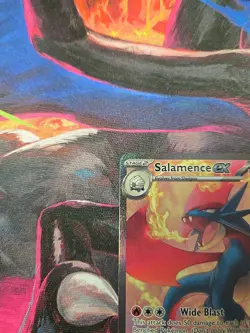 Pokemon TCG Salamence EX 187/159 Journey Together Special Illustration Rare - Image 2