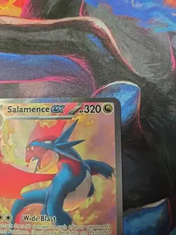 Pokemon TCG Salamence EX 187/159 Journey Together Special Illustration Rare - Image 3