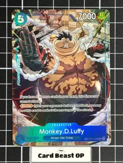 Monkey.D.Luffy - OP11-058 (TR) Carrying On His Will Treasure Rare One Piece TCG - Image 1