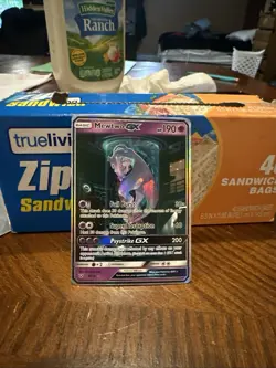 Pokemon Mewtwo GX Full Art Shining Legends 78/73 Holo Shiny Rare Card - Image 1