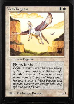 MTG Mesa Pegasus Alpha 1993 Magic Card - Image 1