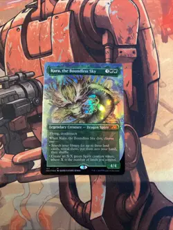 Kura, the Boundless Sky (Borderless) Kamigawa: Neon Dynasty Foil - Image 1
