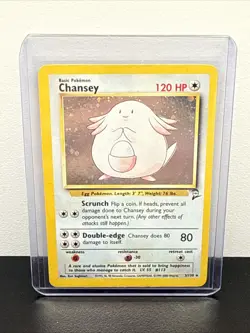 Pokemon TCG Base Set 2 Chansey Holo 3/130 - Image 1