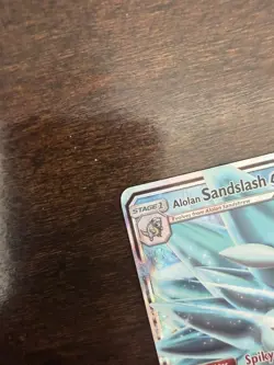 Pokemon TCG Alolan Sandslash GX SM236 Full Art Black Star Promo Sun & Moon - Image 5