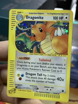 Dragonite 9/165 Expedition 2002 Rare Holo e-Series Pokemon Card TCG - Image 4