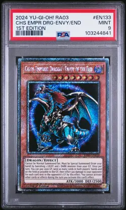 2024 1ST ED #EN133 CHAOS EMPEROR DRAGON - ENVOY OF THE END PSA 9 - Image 1