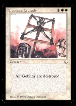 Tivadar's Crusade LP Light Play The Dark MTG [6428] - Image 1