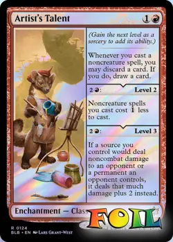 Artist's Talent 0124 MTG Bloomburrow Rare NP Foil - Image 1