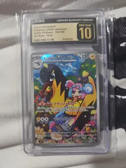 Pokemon Japanese Iono's Kilowattrel 104/100 AR Battle Partners CGC 10 Pristine - Image 1