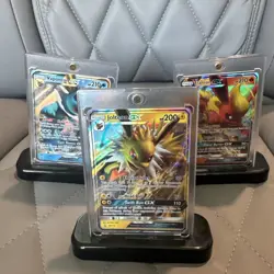 ULTRA RARE Flareon + Vaporeon + Jolteon GX Promo SM171 SM172 SM173 Holo Pokemon - Image 1