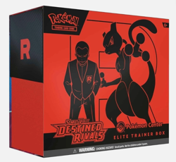 🔥 Destined Rivals Pokemon Center Elite Trainer Box - Exclusive ETB 🟣🔥 - Image 1