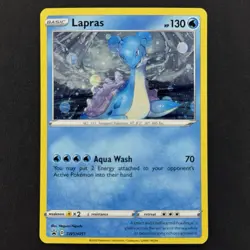 Lapras SWSH051 Holo (Swirl!) SWSH: Sword & Shield Black Star Promo Pokemon Card - Image 1