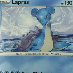 Lapras SWSH051 Holo (Swirl!) SWSH: Sword & Shield Black Star Promo Pokemon Card - Image 4
