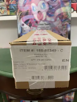 Pokemon TCG Scarlet & Violet Paldea Evolved SV02 (6) Booster Box Sealed Case - Image 1