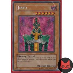Yugioh Jinzo PSV-000 Secret Rare MP - Image 1