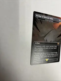 Bridge Of Khazad Dum Ensnaring Bridge Borderless Nonfoil Card #0350 MTG LP - Image 5