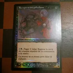 Mtg Phyrexian Reclamation FOIL Spanish LP Urza's Legacy Card - Image 1
