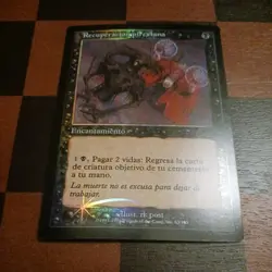 Mtg Phyrexian Reclamation FOIL Spanish LP Urza's Legacy Card - Image 2