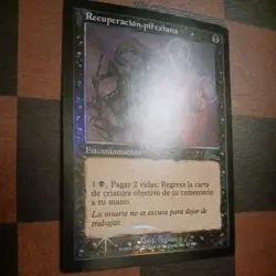 Mtg Phyrexian Reclamation FOIL Spanish LP Urza's Legacy Card - Image 3