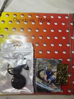 Pokemon Trading cards Binder Lot with other pokemon items - Image 3