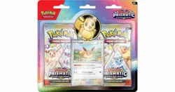 Pokemon TCG Prismatic Evolutions 2-Pack Blister Box Eevee Pokemon Day Promo Card - Image 1