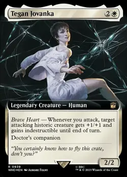 Tegan Jovanka - Surge Foil - Extended Art - Commander: Universes Beyond: Doctor - Image 1