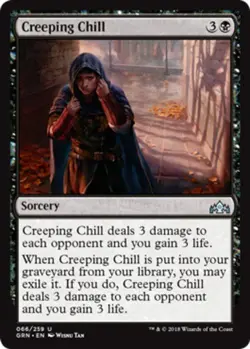 Creeping Chill - Foil - Guilds of Ravnica - Near Mint - Image 1