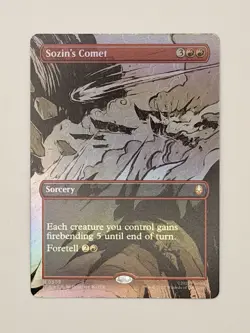 Sozin's Comet (Borderless) 0309- Avatar: The Last Airbender- (Foil)(NM) - Image 1