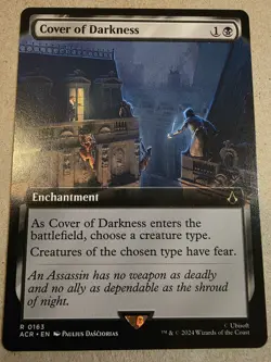 Cover of Darkness - (Extended Art) Regular - Assassin's Creed - Mtg - Image 1