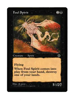 Foul Spirit Portal Second Age NM Magic the Gathering - Image 1