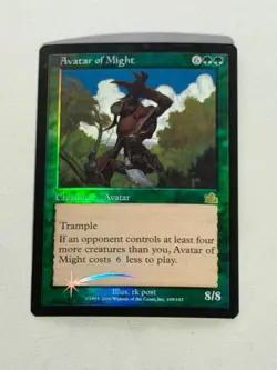 MTG FOIL Avatar of Might Prophecy Magic the Gathering - Image 1