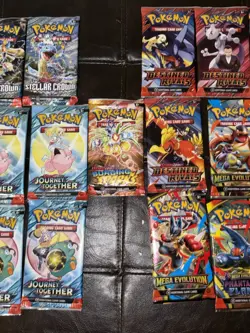 Lot of 18 Pokemon TCG Assorted Booster Packs. Brand New Sealed! - Image 3