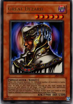 Yugioh Great Dezard PGD-020 Ultra Rare NM - Image 1