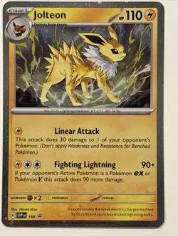 Jolteon - 169 (Cosmos Holo) 169 Sv: Scarlet & Violet Promo Cards Holo - Image 1