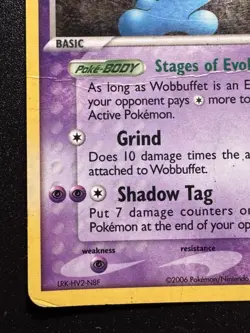 Wobbuffet 28/92 EX Legend Maker Pokemon Card Reverse Holo Foil Rare Swirl HP - Image 5