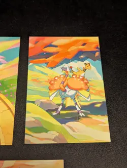 Pokemon Mini Tin Art Cards Stickers Lot of 5 - Espathra Goomy Ceruledge Ampharos - Image 4