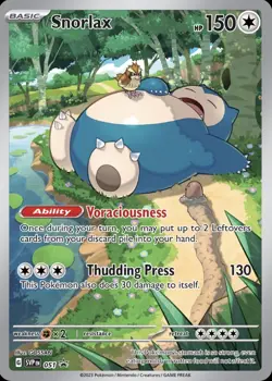 Snorlax 051 Sv: Scarlet & Violet Promo Cards Holo - Image 1