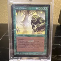 Magic: The Gathering Force of Nature Green Creature Douglas Shuler Beta Set - Image 1