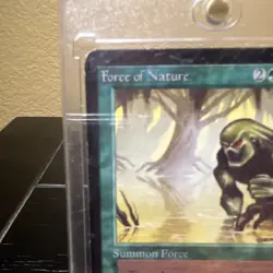 Magic: The Gathering Force of Nature Green Creature Douglas Shuler Beta Set - Image 2