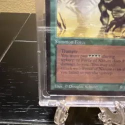 Magic: The Gathering Force of Nature Green Creature Douglas Shuler Beta Set - Image 5